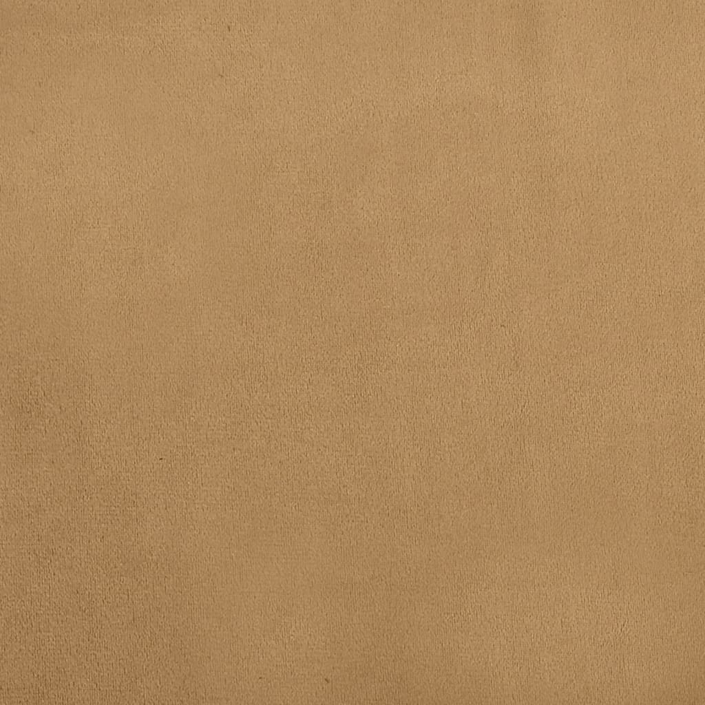 vidaXL Lit pour chien marron 70x40x24 cm velours - Image 6