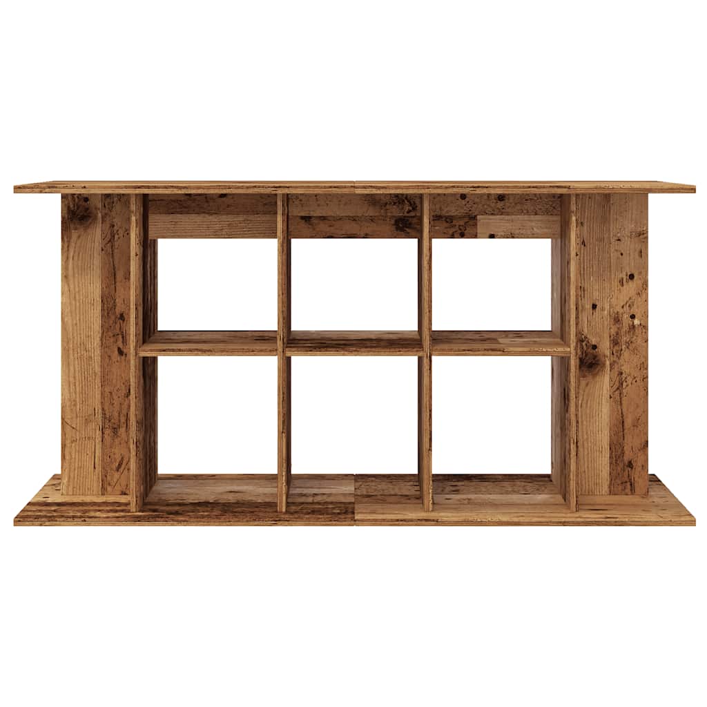 vidaXL Support pour aquarium vieux bois 120x40x60 cm bois d'ingénierie - Image 4