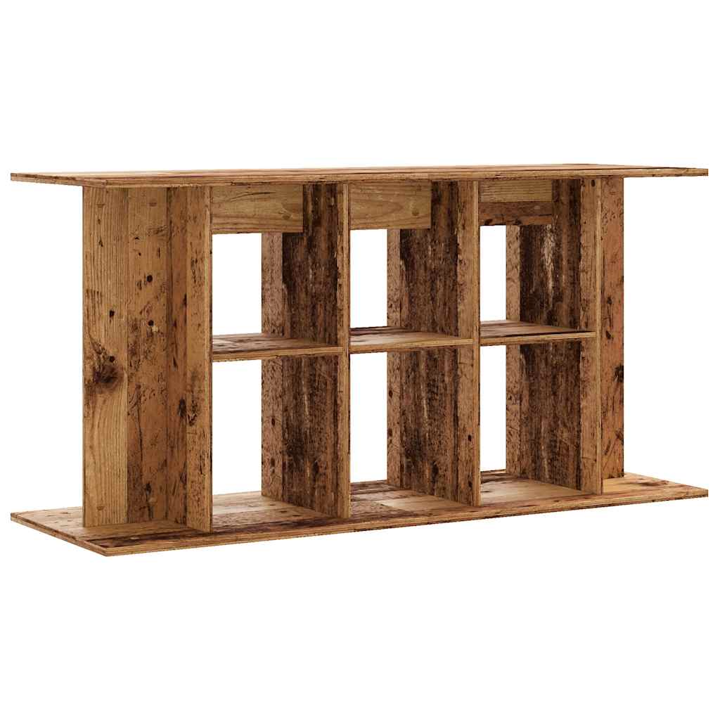 vidaXL Support pour aquarium vieux bois 120x40x60 cm bois d'ingénierie - Image 6