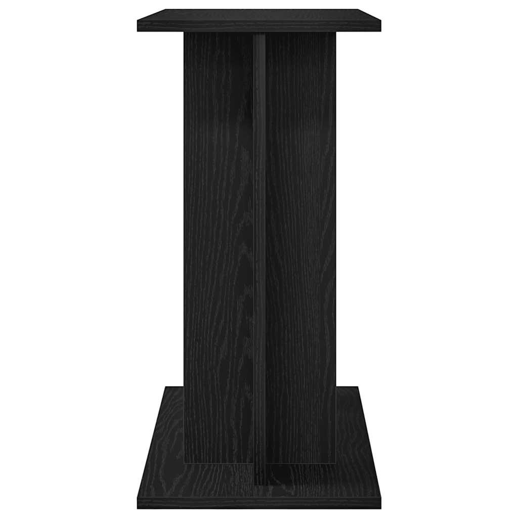 vidaXL Support d'aquarium en chêne noir 60 x 30 x 60 cm Bois d'ingénierie - Image 6