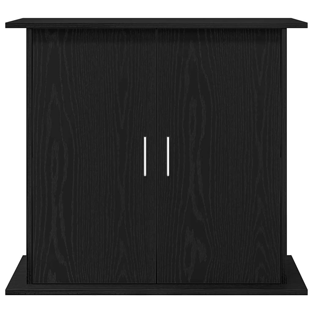 vidaXL Support d'aquarium Chêne noir 81x36x73 cm Bois d'ingénierie - Image 5