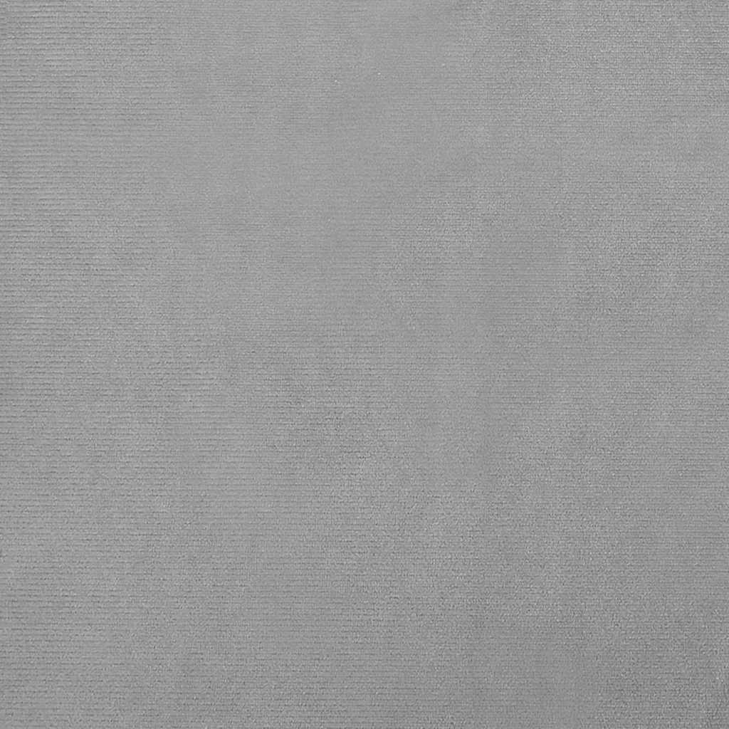 vidaXL Lit pour chien gris clair 70x45x33 cm velours - Image 6