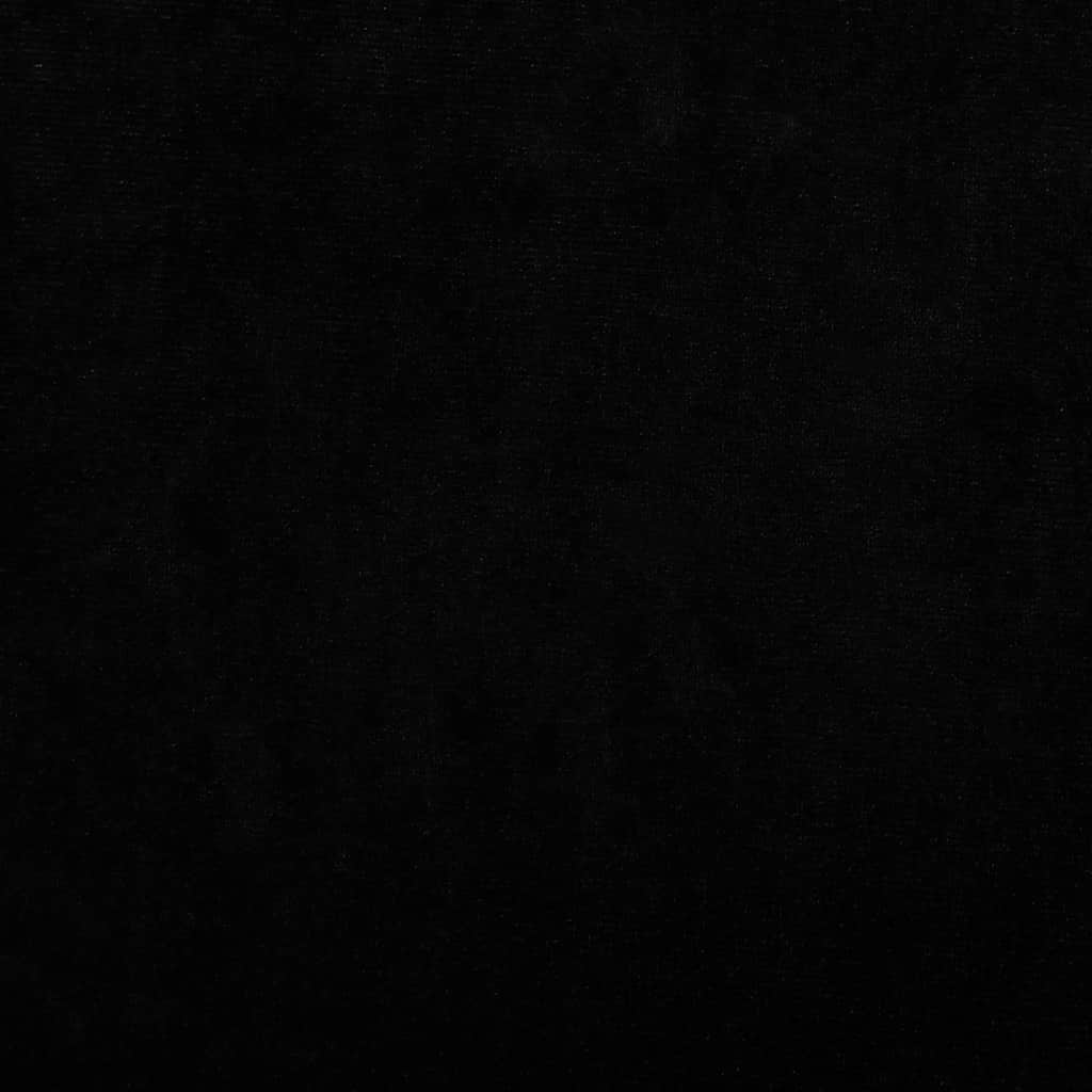 vidaXL Lit pour chien noir 70x40x24 cm velours - Image 6