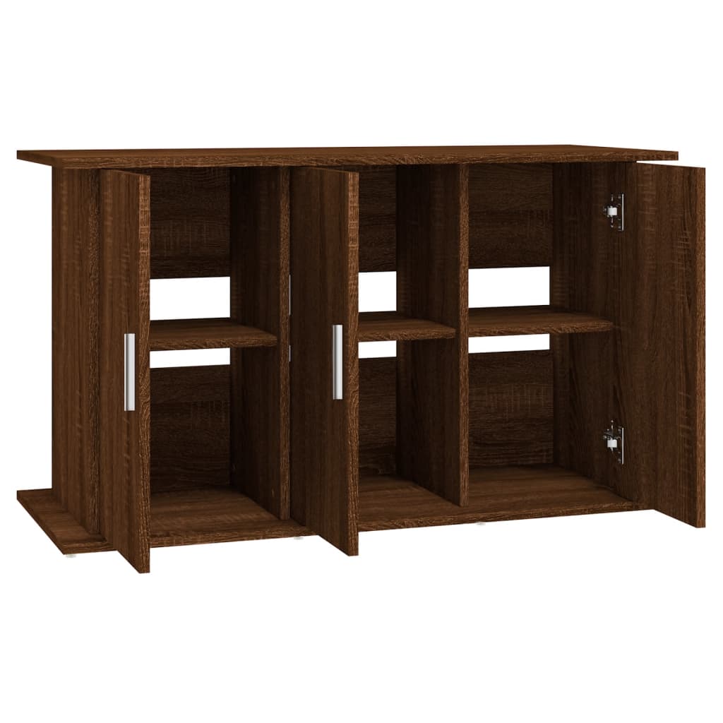 vidaXL Support d'aquarium chêne marron 101x41x58 cm bois d'ingénierie - Image 6