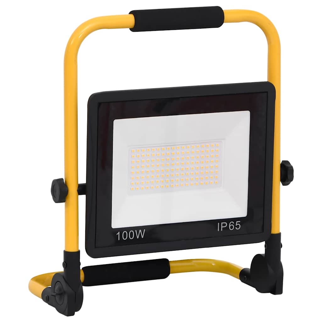 vidaXL Projecteur à LED avec poignée 100 W Blanc chaud - Image 5