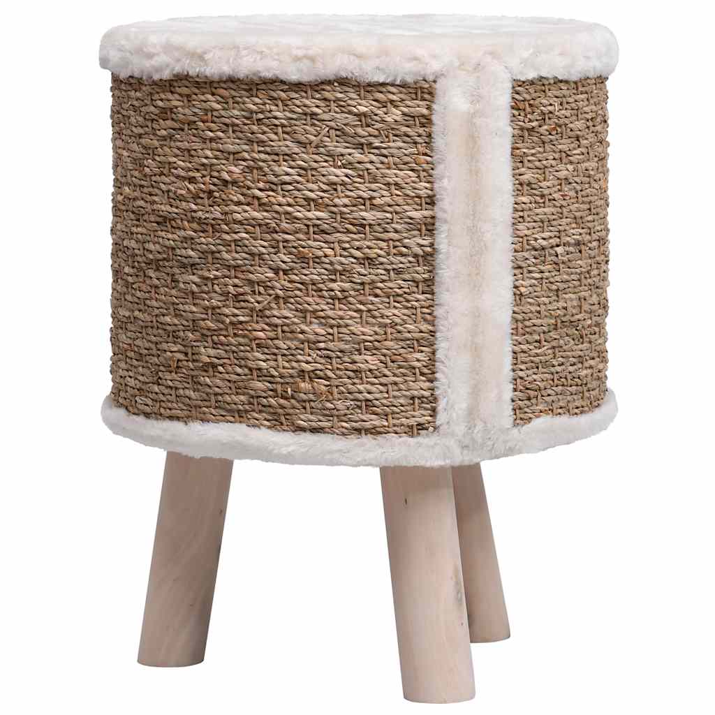 vidaXL Maison pour chat avec pieds en bois 41 cm Herbiers marins - Image 5