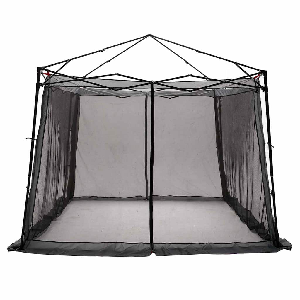 vidaXL Tente intérieure en maille Gris 303 x 303 cm - Image 4