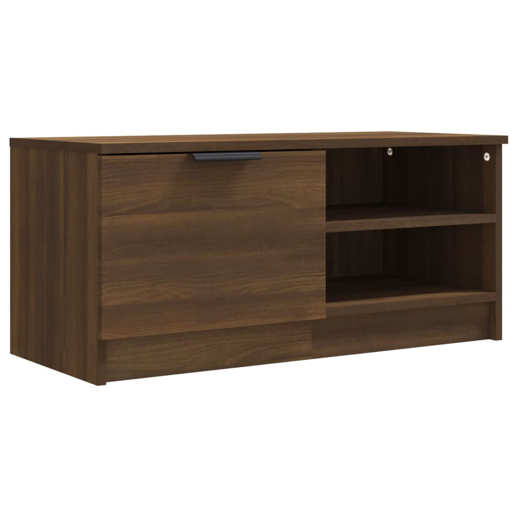 vidaXL Meuble TV 2 pcs Chêne marron 80x35x36,5 cm Bois d'ingénierie - Image 6
