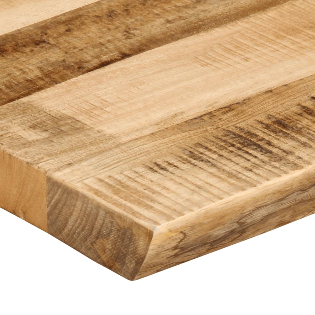 vidaXL Tablero de mesa borde natural madera maciza mango 110x40x2,5 cm - Image 6