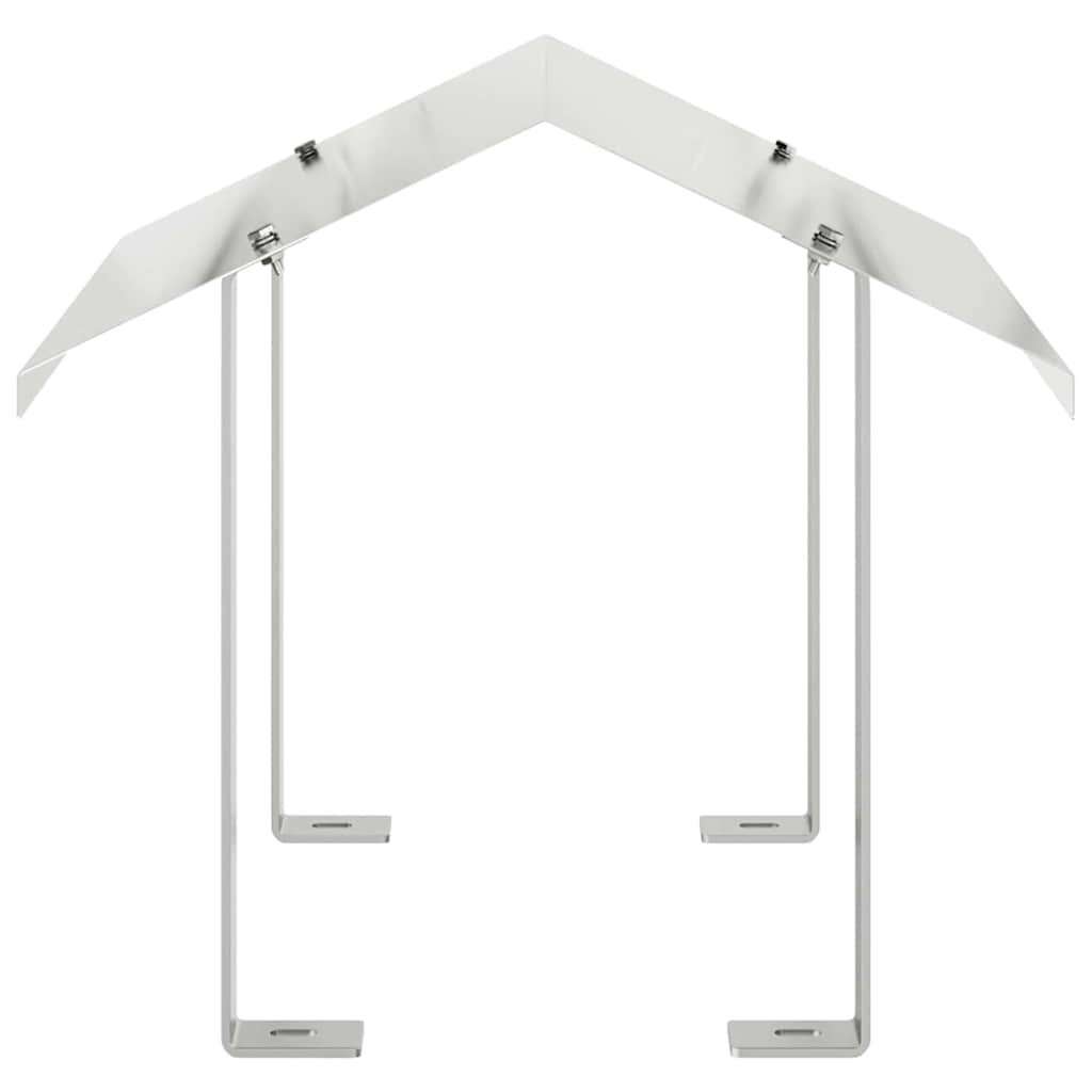 vidaXL Kaminhaube Silber 40 x 40 x 37.5 cm Edelstahl - Image 3