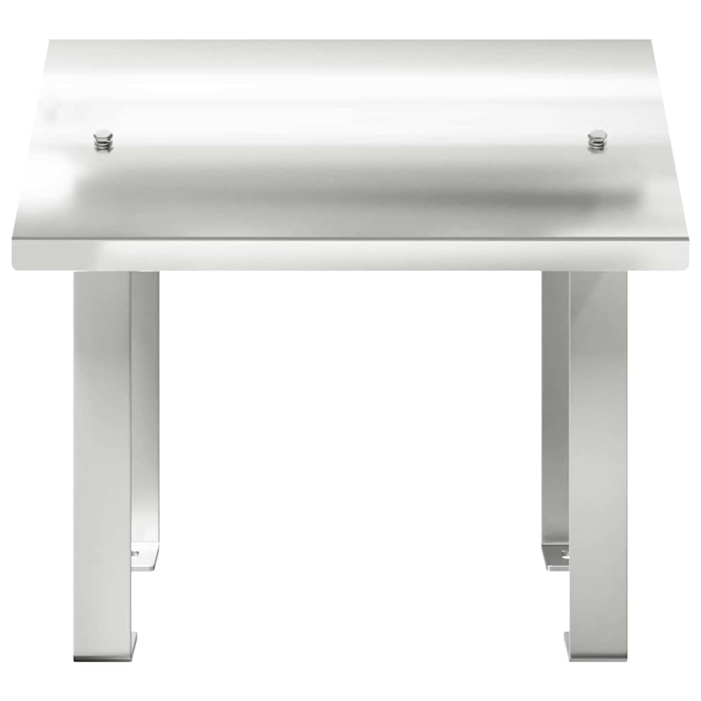 vidaXL Kaminhaube Silber 40 x 40 x 37.5 cm Edelstahl - Image 4