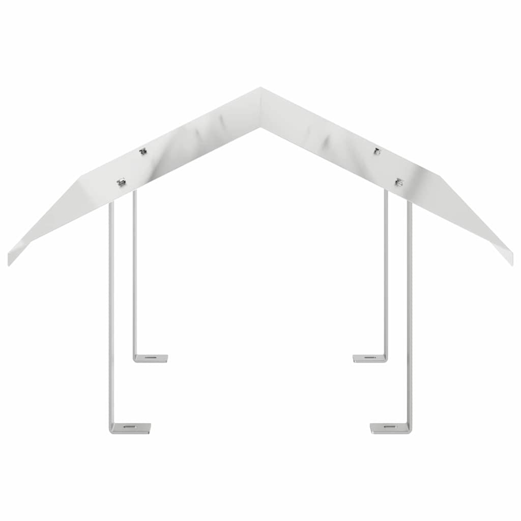 vidaXL Kaminhaube Silber 60 x 60 x 38 cm Edelstahl - Image 3