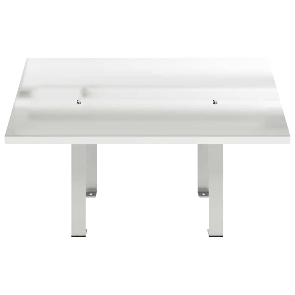 vidaXL Kaminhaube Silber 60 x 60 x 38 cm Edelstahl - Image 4