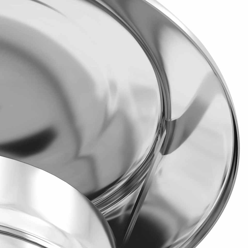 vidaXL Regenabdeckung Schornstein Silber 20 x 20 x 18 cm Edelstahl - Image 6