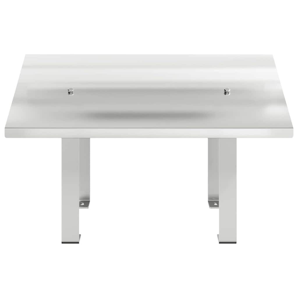 vidaXL Kaminhaube Silber 50 x 50 x 37 cm Edelstahl - Image 4