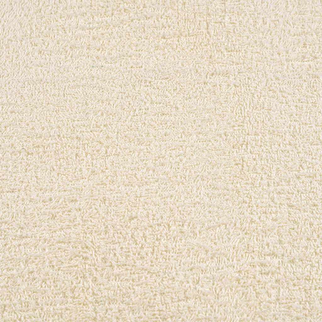 vidaXL Gästetücher 10 Stk. Creme 30x50 cm 360 g/m² 100% Baumwolle - Image 5