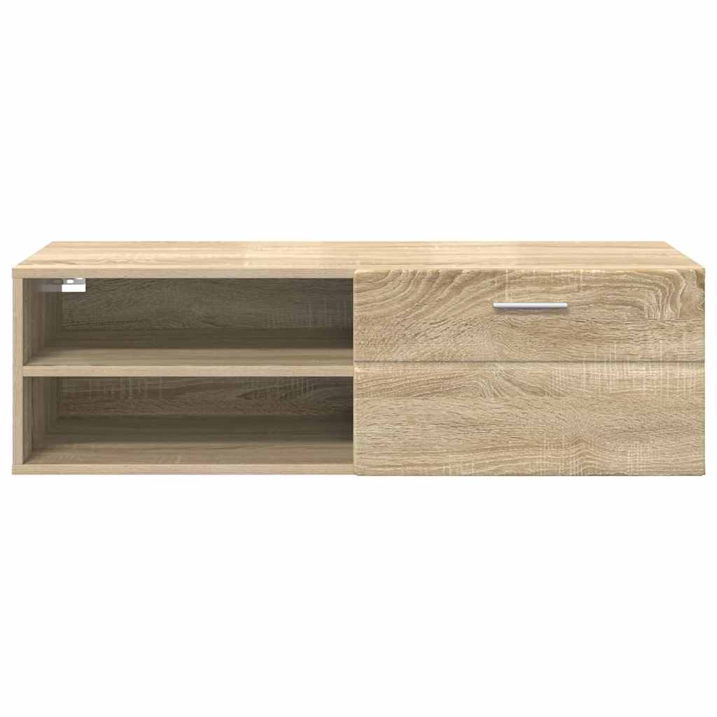 vidaXL Cabinet en Bois avec tiroir Chêne Sonoma 100,5 x 39 x 30 cm - Image 6