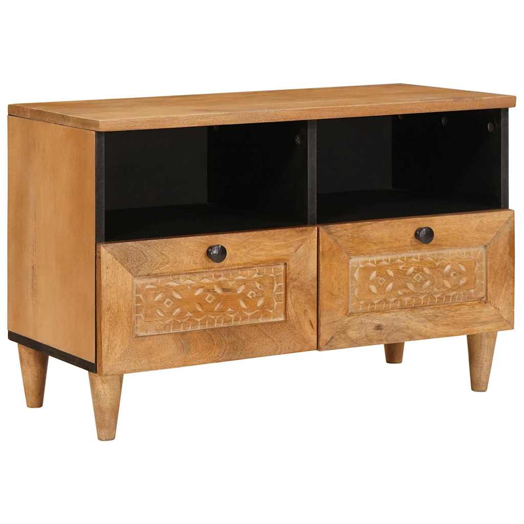 vidaXL Unidades de TV con cajón Marrón Claro 70 x 33 x 46 cm