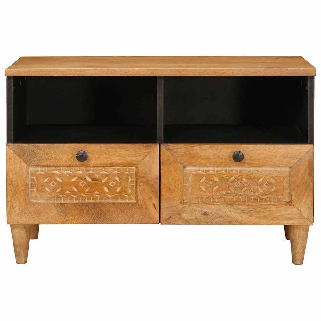 vidaXL Unidades de TV con cajón Marrón Claro 70 x 33 x 46 cm - Image 3