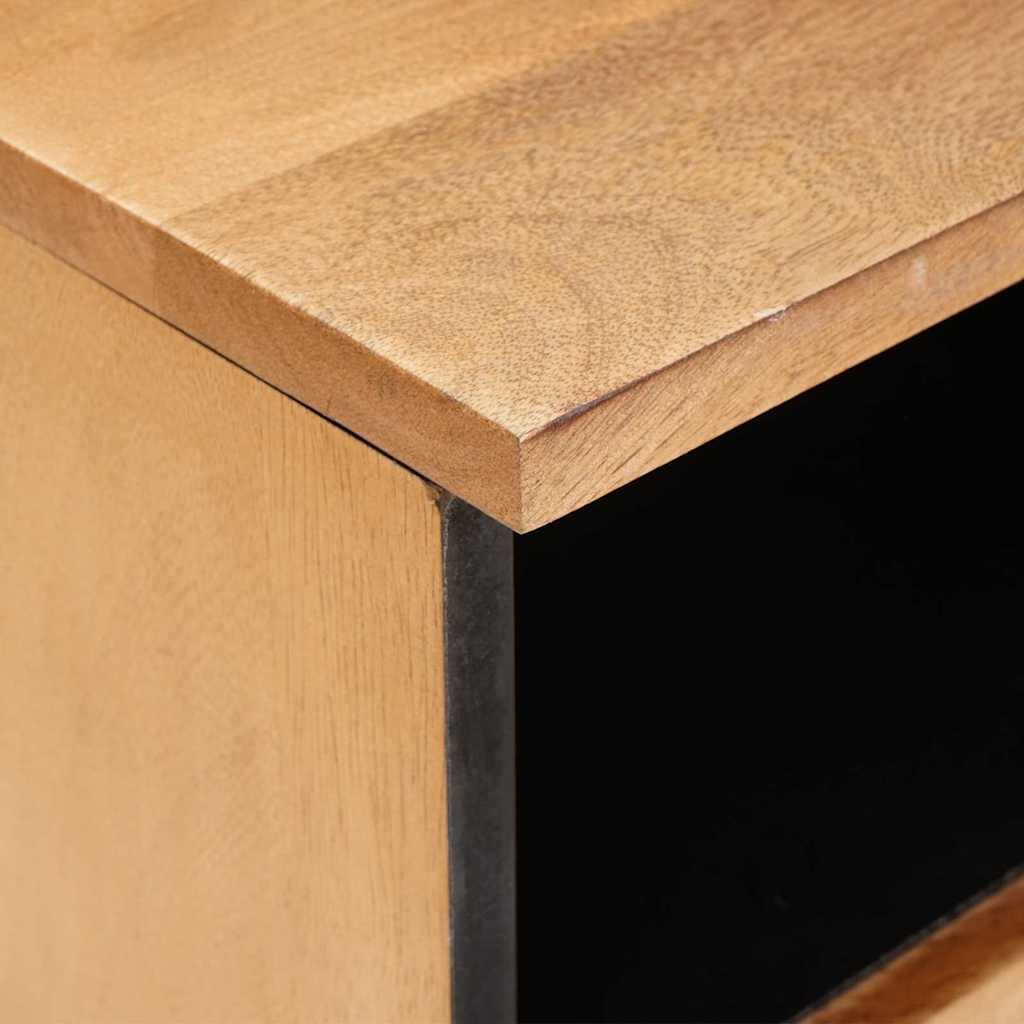 vidaXL Unidades de TV con cajón Marrón Claro 100 x 33 x 46 cm - Image 6