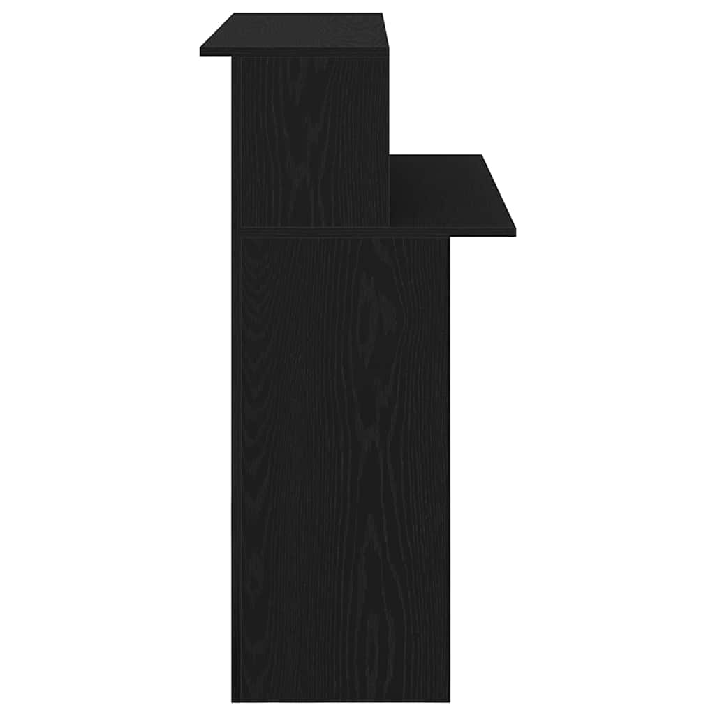 vidaXL Empfangstheke Schwarz 100x50x103,5 cm Holzwerkstoff - Image 6