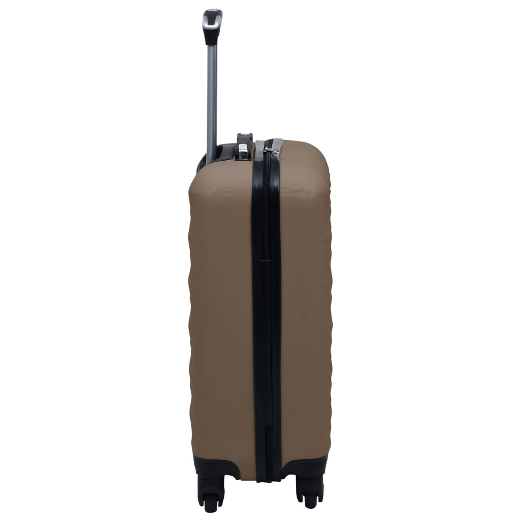vidaXL Valise rigide Marron ABS - Image 3