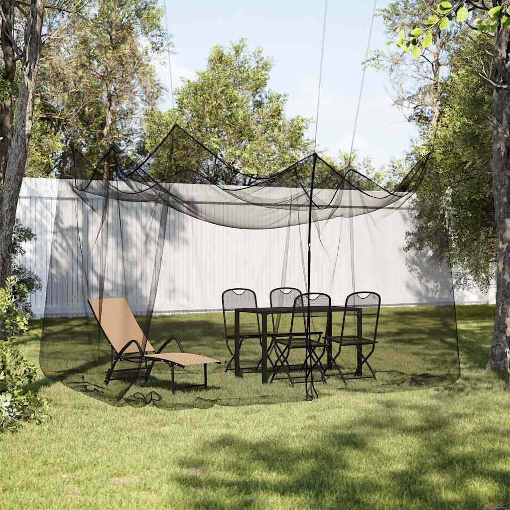 vidaXL Moustiquaire d'extérieur 220 mailles noire 300 x 300 x 250 cm
