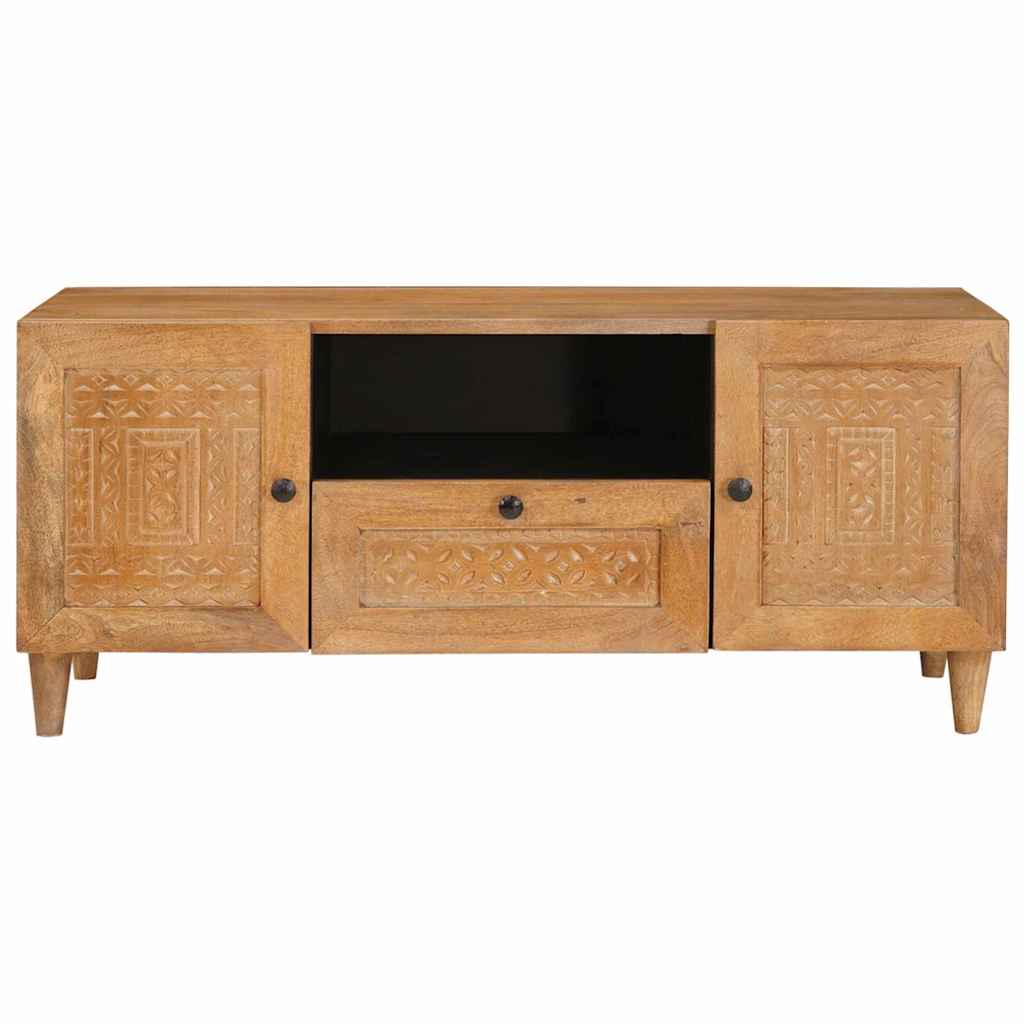 vidaXL Unidades de TV con cajón Marrón Claro 105 x 33 x 46 cm - Image 3