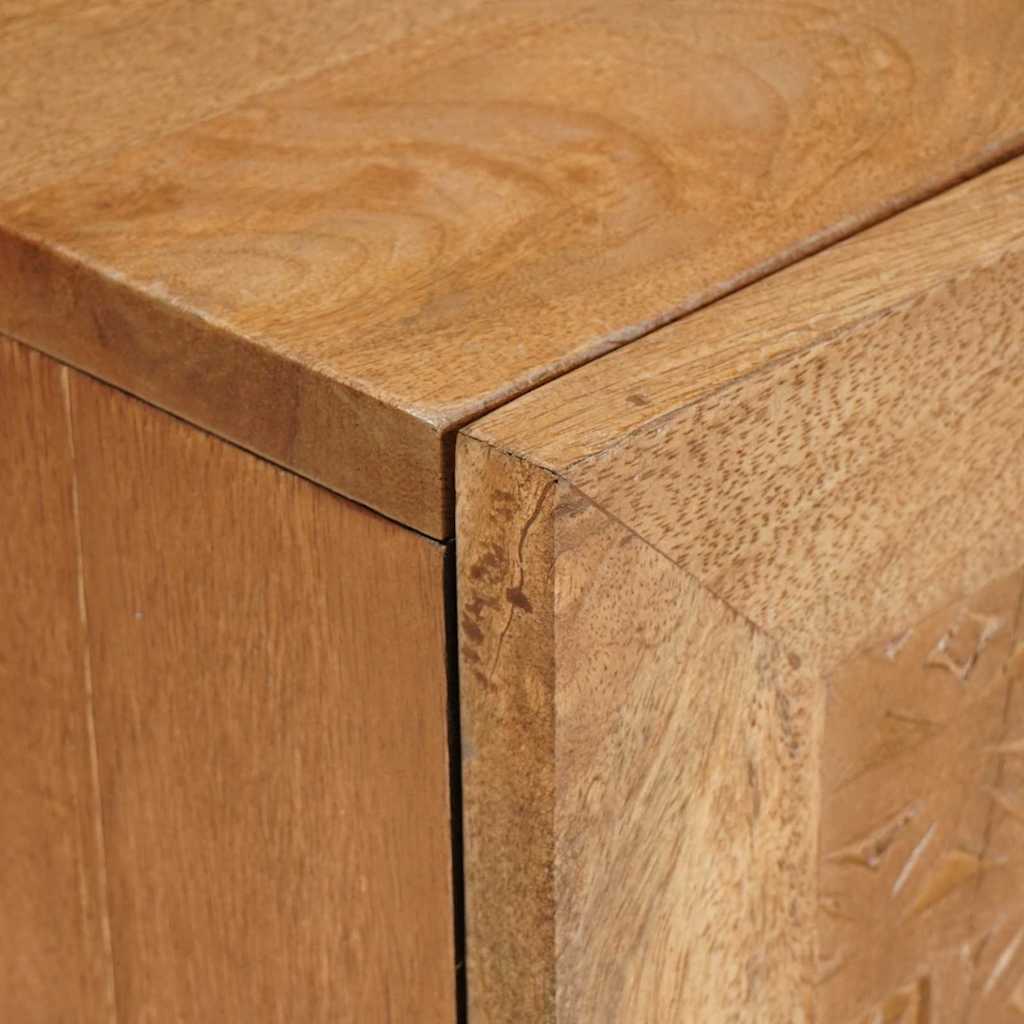 vidaXL Unidades de TV con cajón Marrón Claro 105 x 33 x 46 cm - Image 6