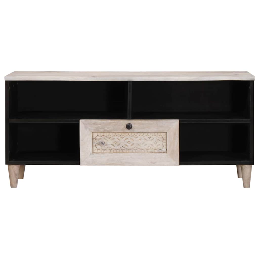 vidaXL Unidades de TV con cajón 105 x 33 x 46 cm Madera contrachapada - Image 3