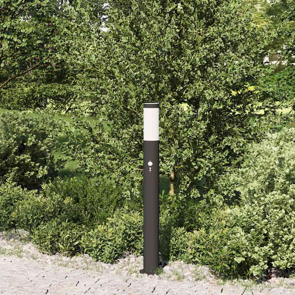 vidaXL Pollerleuchte mit Sensor 80 cm Edelstahl IP44 - Image 3