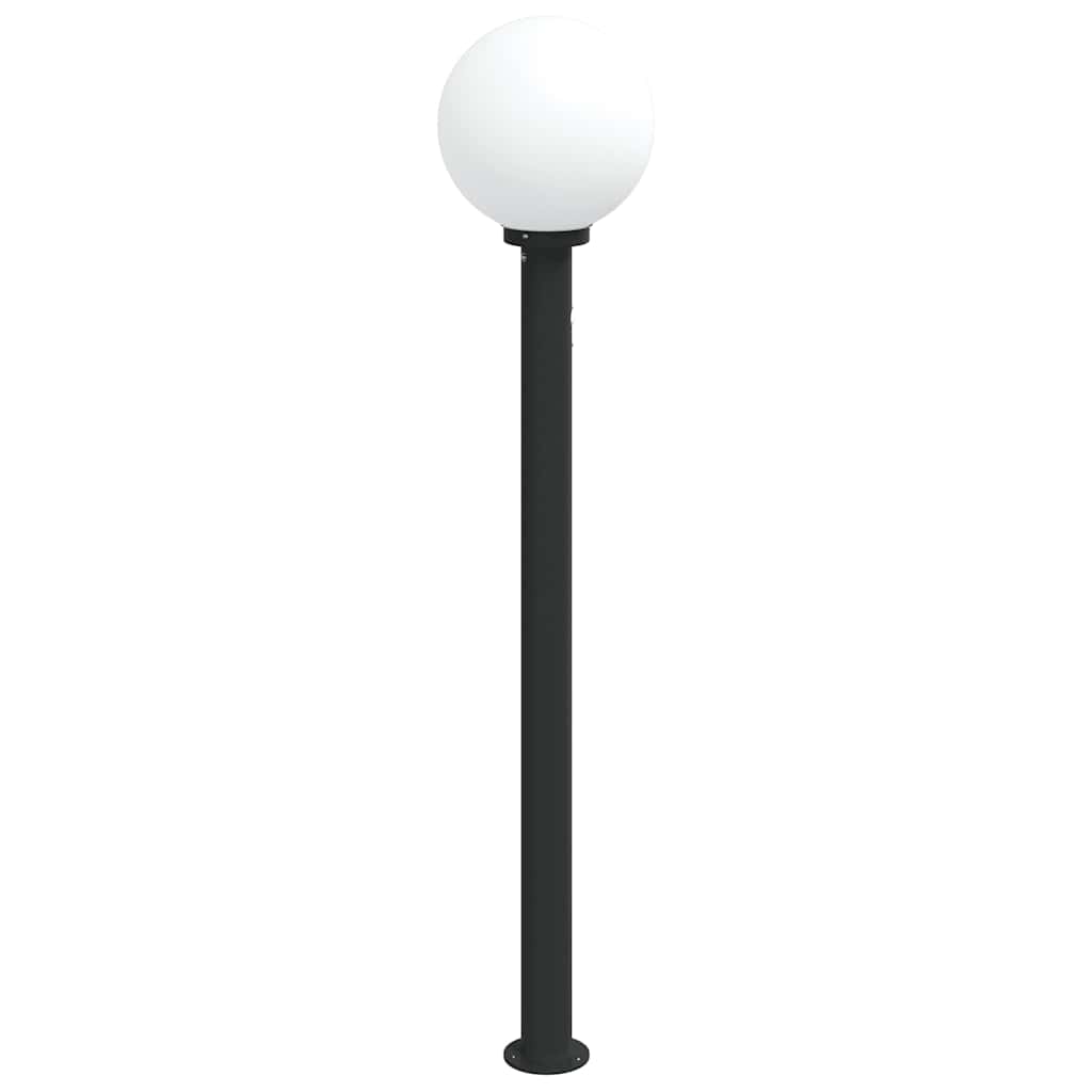 vidaXL Pollerleuchte mit Sensor 120 cm Schwarz IP44 - Image 4