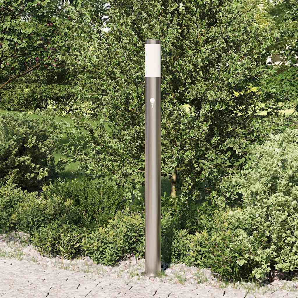vidaXL Pollerleuchte mit Sensor 110 cm Edelstahl IP44 - Image 3