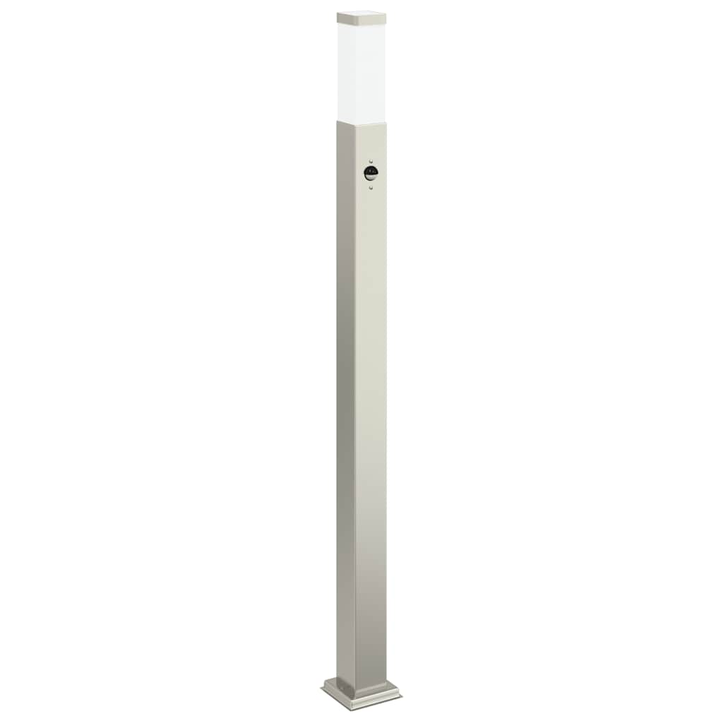 vidaXL Pollerleuchten mit Sensor 3 Stk. 110 cm Edelstahl IP44 - Image 4