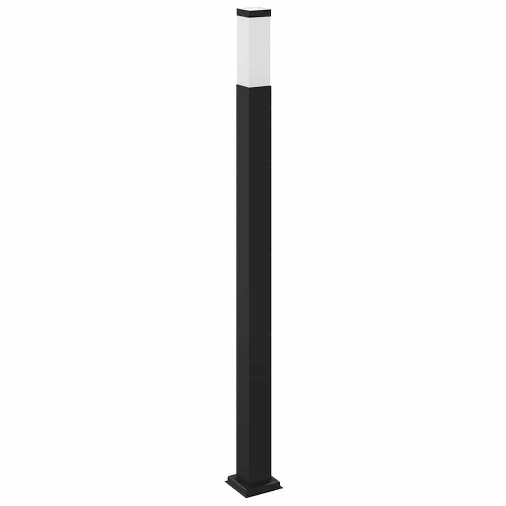 vidaXL Pollerleuchte mit Sensor und Steckdose 110 cm Schwarz IP44 - Image 5