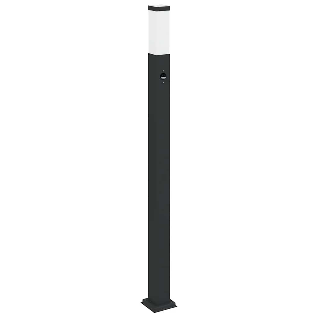 vidaXL Pollerleuchten mit Sensor 3 Stk. 110 cm Schwarz IP44 - Image 4