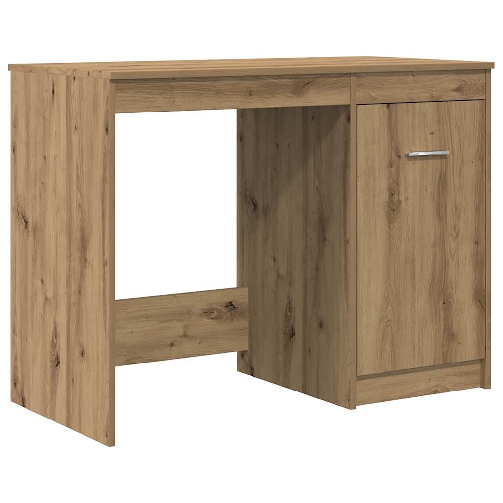 vidaXL Schreibtisch mit Schrank Artisan Oak Engineered Wood - Image 4