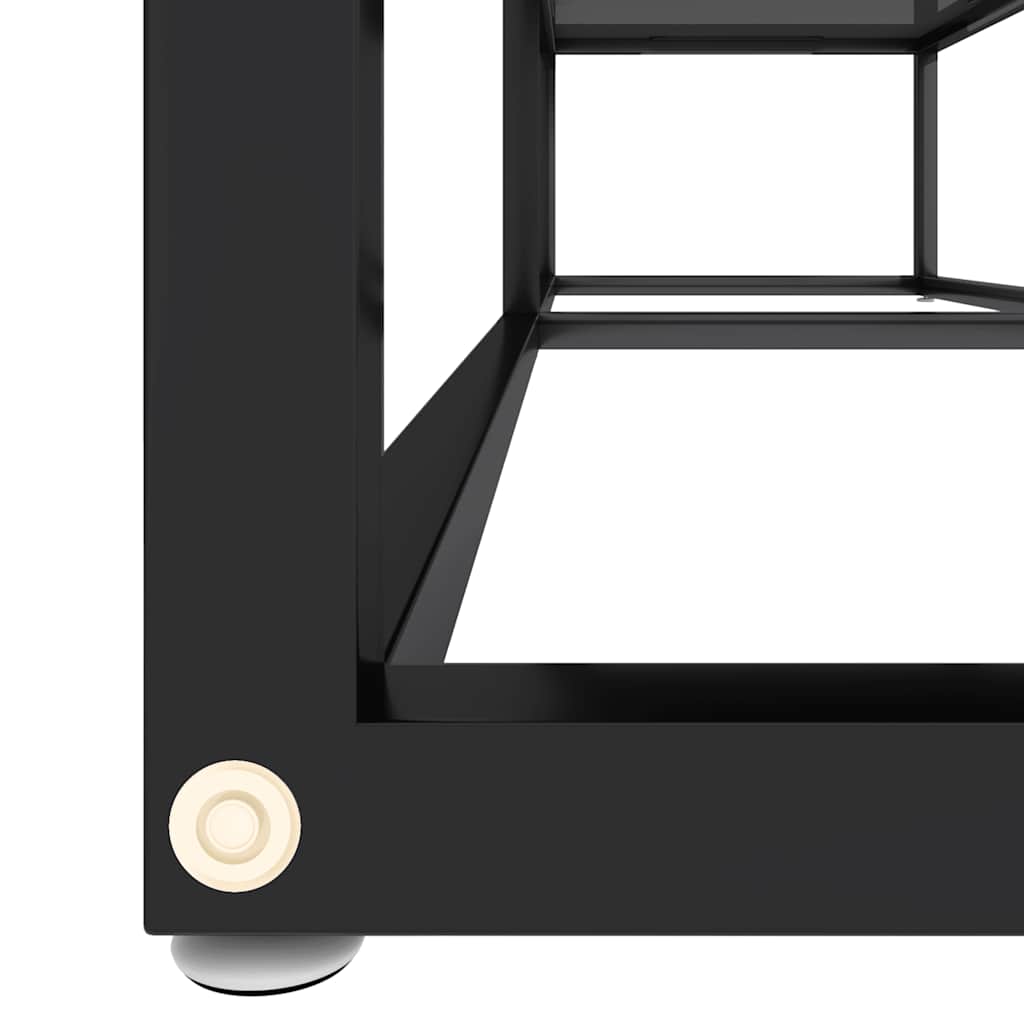 vidaXL Mueble para TV vidrio templado negro 140x40x40,5 cm - Image 5