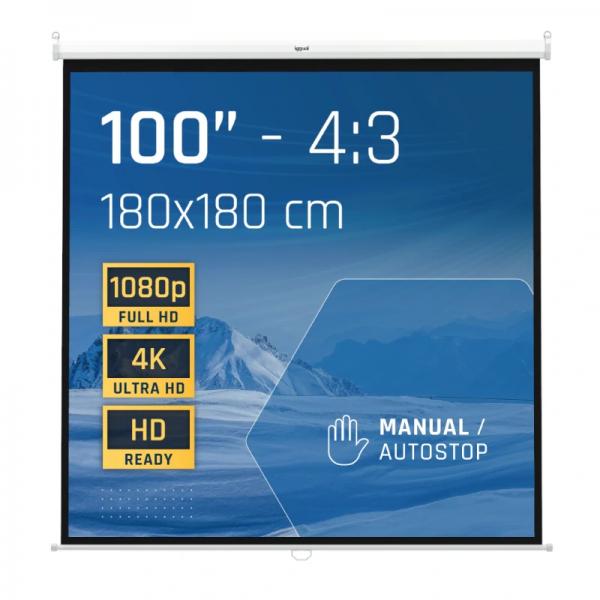 Schermo da Parete iggual PSIMS180 (180 x 180 cm)
