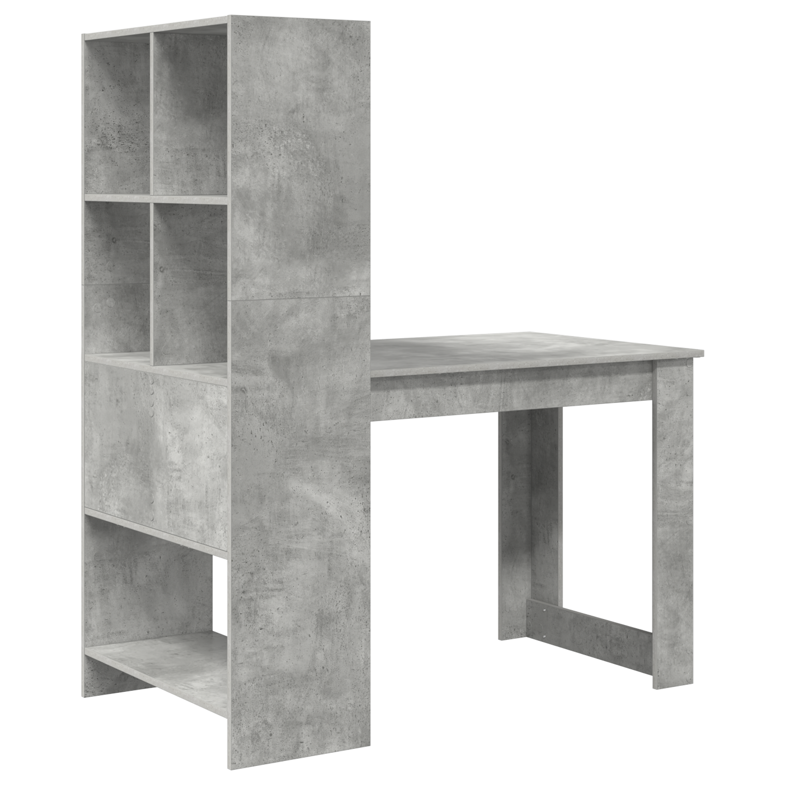 Scrivania Grigio Cemento 122 X 67 X 145 Cm Legno Multistrato - Image 6