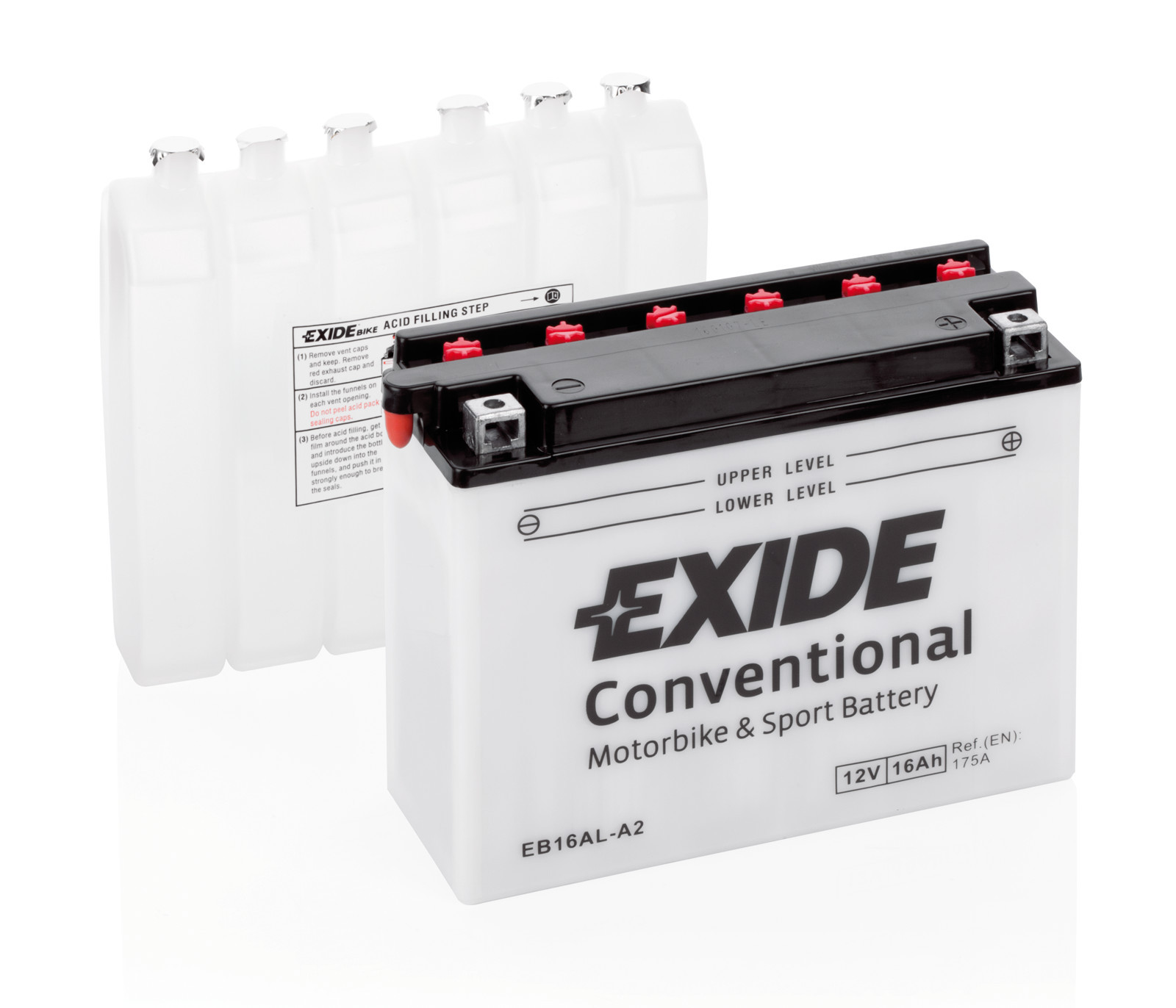 Batteria 12v - Exide Bike Conventional - 16 Ah - 175 A