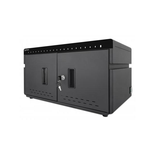 Manhattan 715959 Portable Device Management Cart& Cabinet Armadio Per La Gestione Dei Dispositivi Portatili Nero (charging Cart Via UsB-C X20 Devices