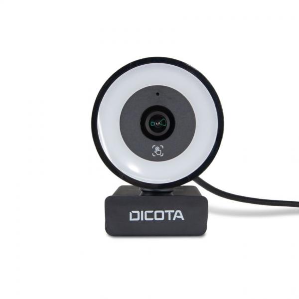 Dicota D32066 Webcam 5 Mp 2592 X 1944 Pixel Usb 2.0 Nero (webcam Ringlight 5mp - )