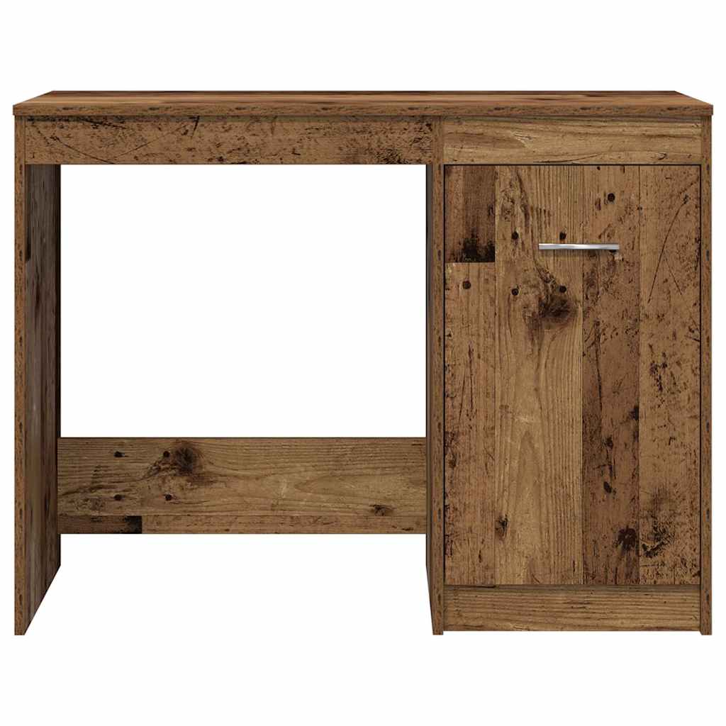 vidaXL Schreibtisch mit Unterschrank Altholz Holzwerkstoff - Image 6
