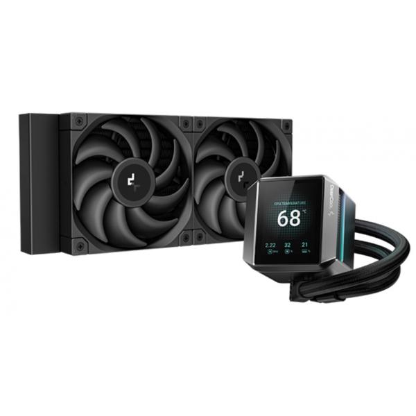 Deepcool Mystique 240 Processore Raffreddatore Di Liquidi Tutto In Uno 12 Cm Nero 1 Pz (deepcool Mystique 240 Cpu Cooler, Personalized Cooling With 2