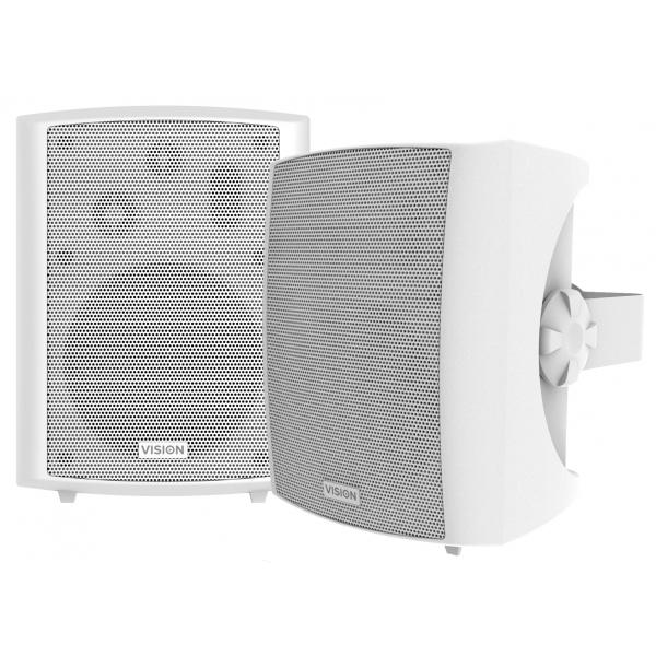 Vision SP-1800 Altoparlante 3-Vie Bianco Cablato 50 W (pair Wall Speakers - 5.25 - Passive - 50 Watt Power Handling - 3 Way With Bass Reflex - Horizo