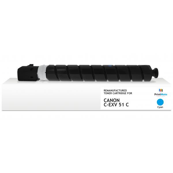 Printmate K40260f6 Cartuccia Toner 1 Pz Compatibile Ciano (remanufactured C-Exv51 Cyan 60k Page Yield Toner)