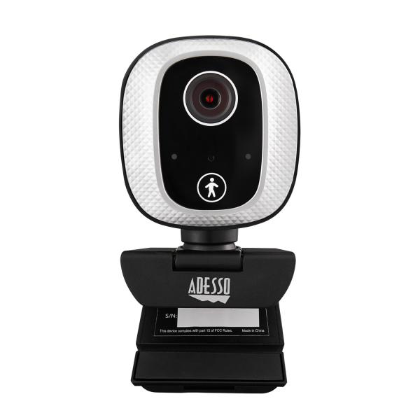 Adesso 1080p Hd H.264 Fixed Focus Usb With 305 Motion Tracking, BuilT-In Microph Webcam (1080p Hd H.264 Fixed Focus Usb - Cam 305 T. Microph Cybertra