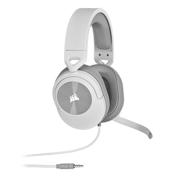 Corsair Hs55 Surround Auricolare Cablato Portatile Gaming Bianco (corsair Hs55 7.1 Gaming Headset White)