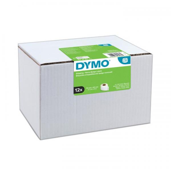 Dymo Lw - Etichette Di Spedizione/badge Nominativi - 54 X 101 Mm - S0722420 (lW-Labels 54x 101 Shipping - White 12x 220 Pcs)